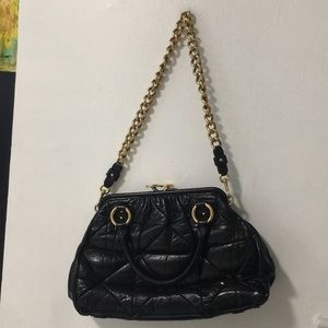 Marc Jacobs Stam Quilted Leather Satchel Bag